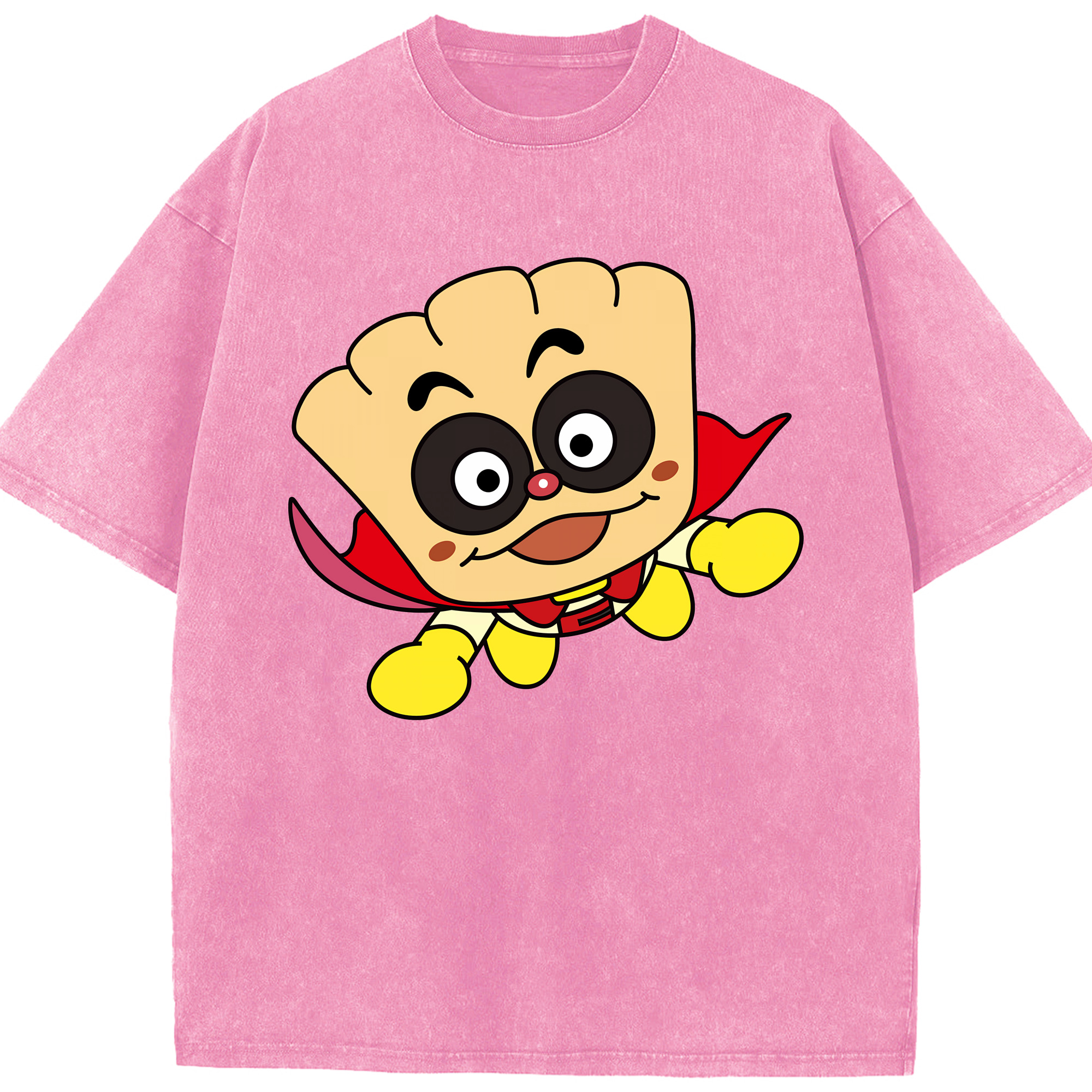 （画像用） アンパンマン Anpanman 綿100% ヴィンテージ風 半袖Tシャツ（フロントプリント）